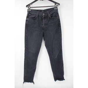 grlfrnd jeans karolina Womens 26 high rise skinny jeans frayed hem pockets